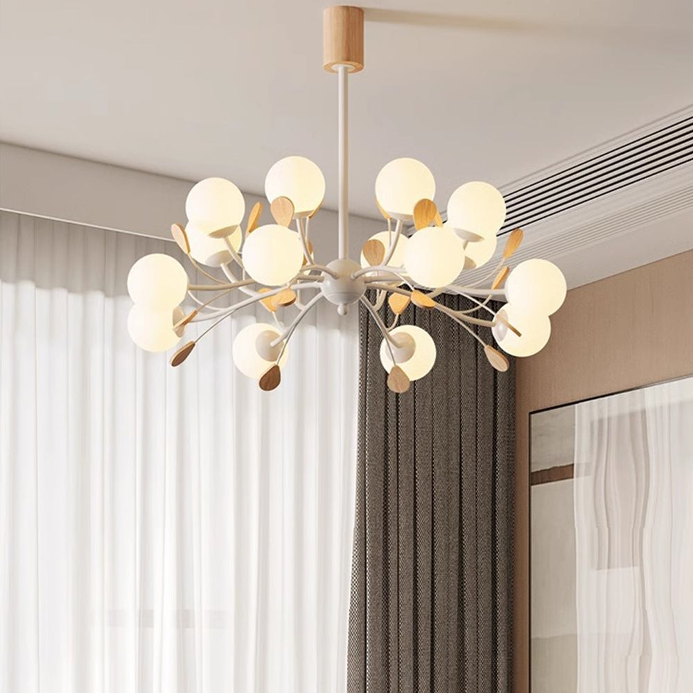Nordic Firefly Metal Chandelier For Living Room