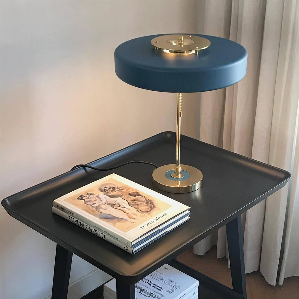 Retro Round Metal Table Light