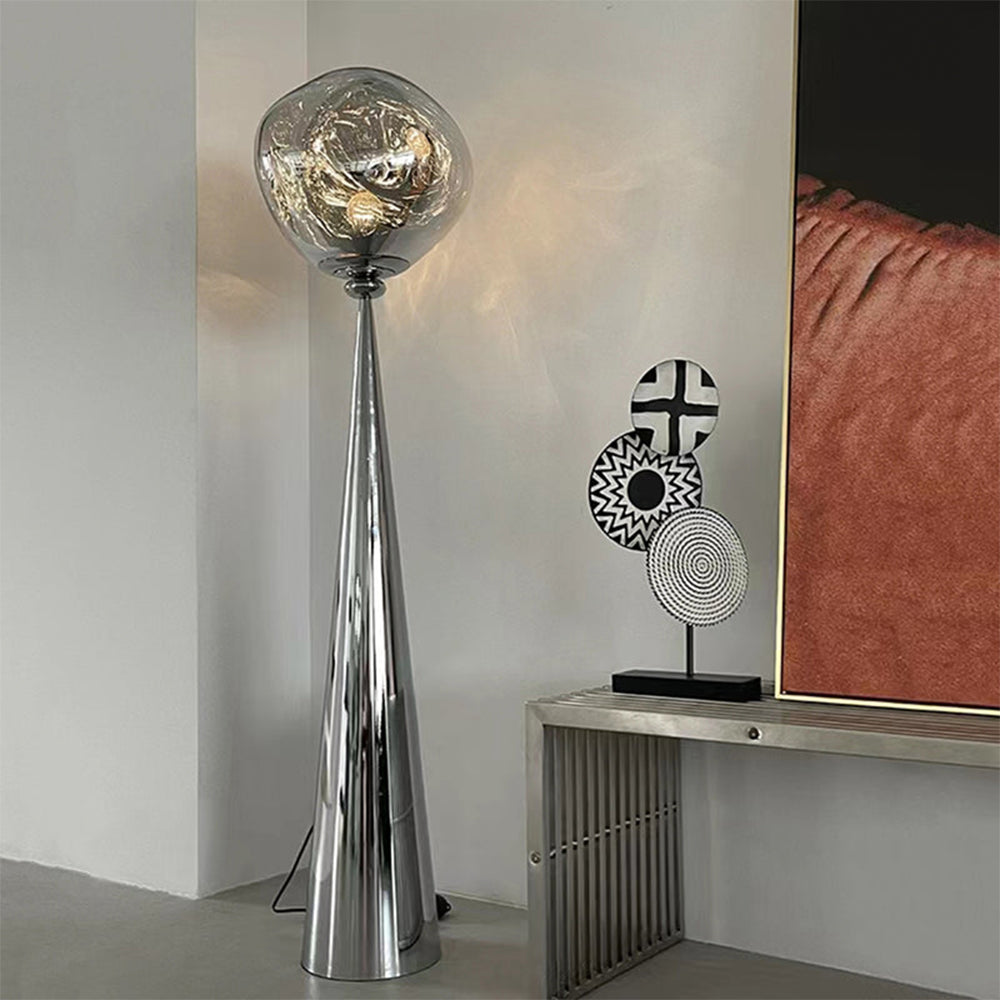 Modern Metal Floor Lava Buble Lamp